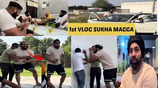 SUKHA MAGGA KABADDI 1st VLOG [sant baba hazara singh kabaddi club nikke ghuman [kabaddi live ]