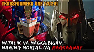 Optimus Prime And Megatron Story Of Rivalry | Transformers One 2024 Movie Recap Tagalog