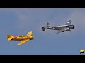 Pure Radial Engine Sound - AT-11 & T-6 Warbird Formation