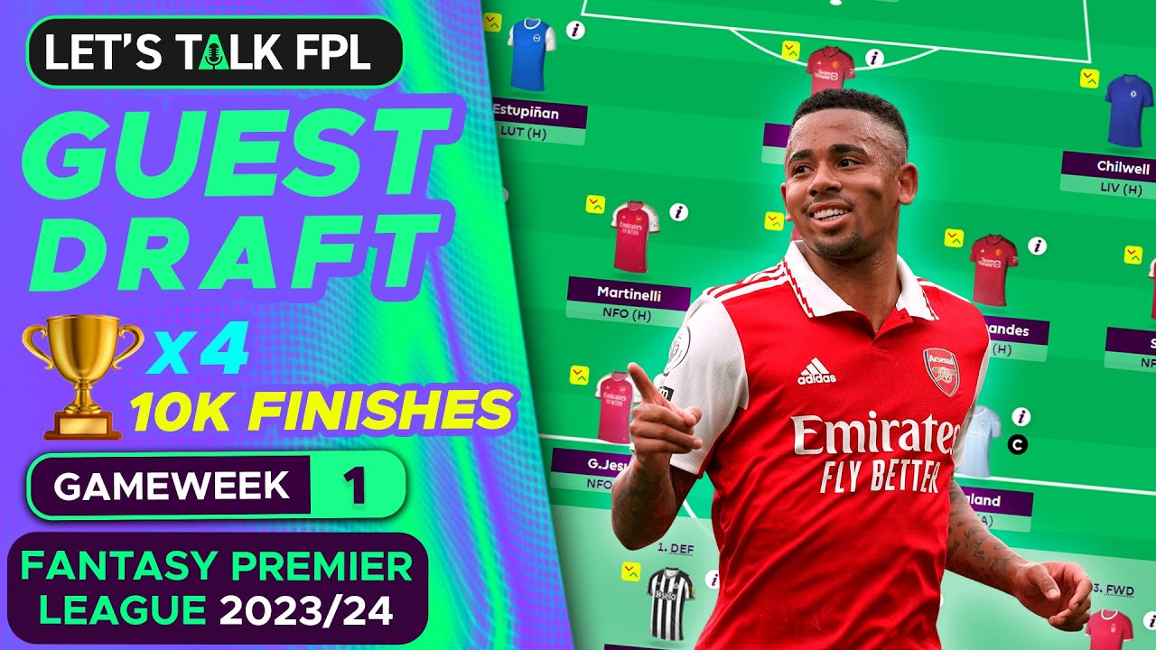 PRAS FIRST FPL DRAFT | 4 X TOP 10k FINISHES | Fantasy Premier League ...