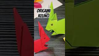 Origami Kelinci mudah #origami #origamitutorial #origamipaper #craft #diycrafts  #origamikelinci