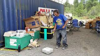 Sledgehammer Test on EPIC Brick #EPIC #AircreteHarry #Dome #FoamGenerator #Aircrete  #Hammertest