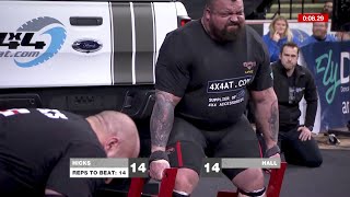 4x4 TRUCK DEADLIFT battle - Felix, Hicks \u0026 Hall