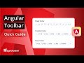 Angular Toolbar: The Ultimate Feature Walkthrough