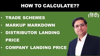 FMCG Margin Calculation | MarkUp | MarkDown | Scheme Calculation In FMCG | FMCG Business