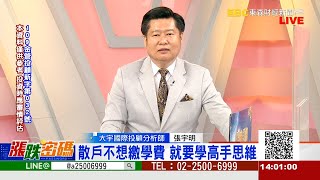 散戶不想繳學費 就要學高手思維《漲跌密碼》張宇明老師 20211111