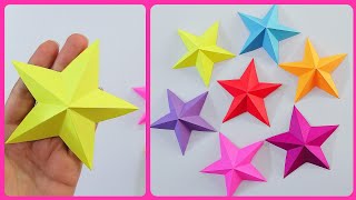 Easy Paper Star in 1 minute | Eid decoration ideas at home