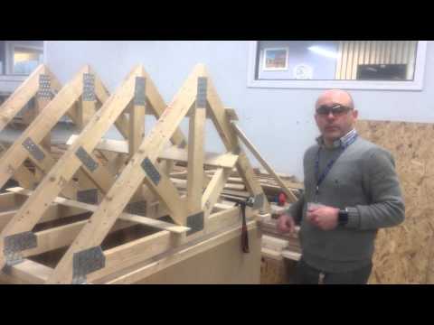 Erecting a roof Part 2 - Installing the trusses Erecting a roof Part 2 - Installing the trusses