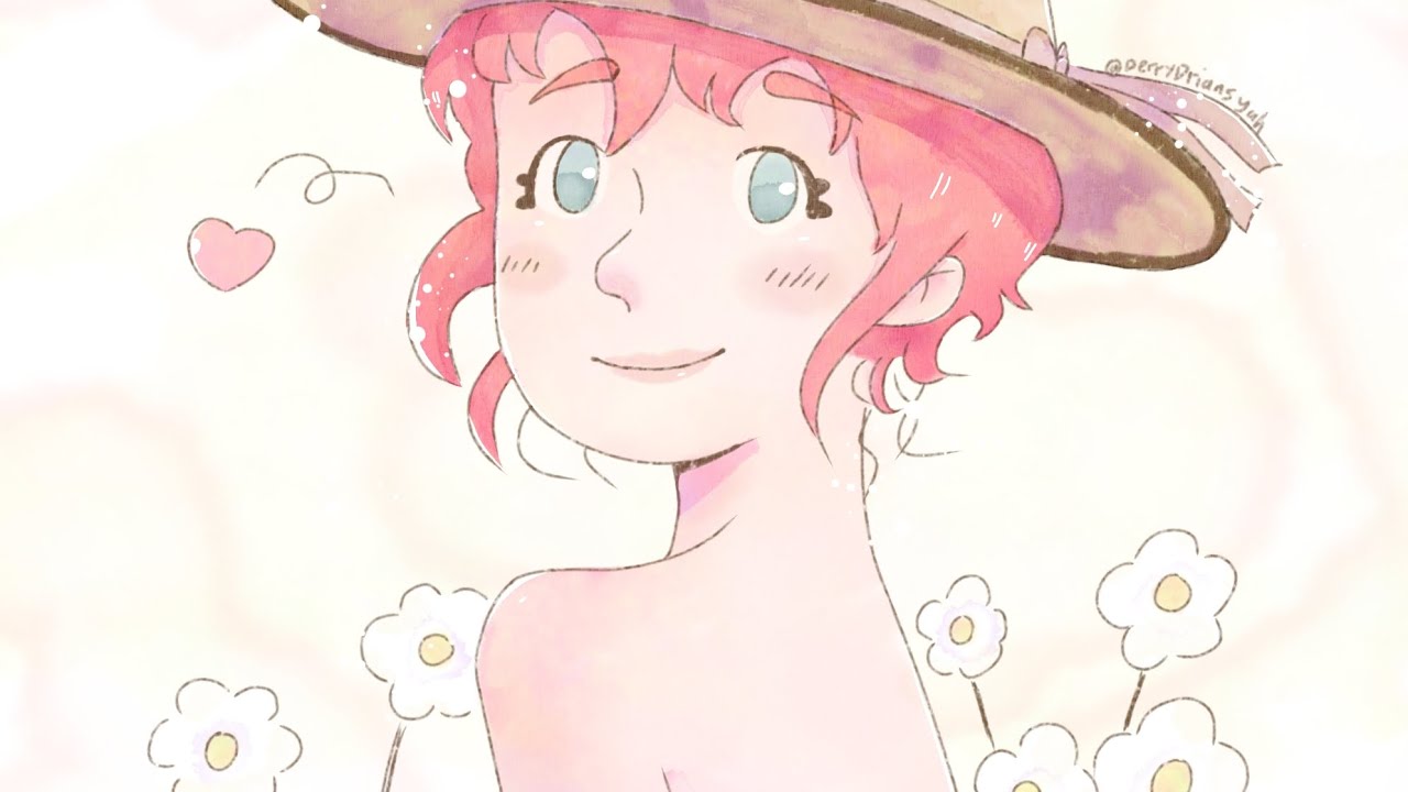 Digital Coloring With Watercolor Brush On Ibispaint X Timelapse Youtube