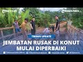 Wakil Bupati Konawe Utara Abuhaera Tinjau Langsung Pengerjaan Jembatan Rusak di Kecamatan Molawe