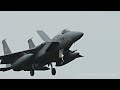 百里基地 asmr 初夏の青空 小松基地 f 15イーグルが移動訓練で来ていた　jasdf 303rd ・ 306th tfs f 15 j ・ dj