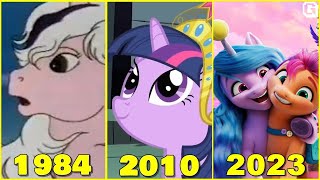 My Little Pony Evolution in Movies, Cartoons & TV (1984-2023) - How is my little pony in 2023?