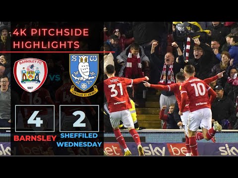 Barnsley FC Vs Sheffield Wednesday - Match Highlights 4K Pitch Side ...