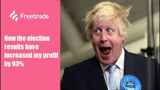 Freetrade Portfolio Dividend Portfolio - How the General Election Results increased my profit by 93%