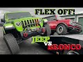 BRONCO vs WRANGLER FLEX OFF! Bronco Badlands Sasquatch vs JL Rubicon