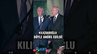 Kılıçdaroğlu Böyle Anons Edildi! #shorts