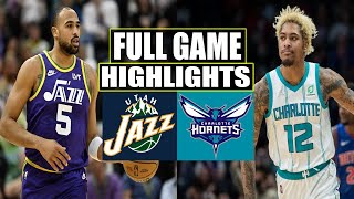 Utah Jazz vs Charlotte Hornets FULL GAME Feb 22, 2024 Highlights | NBA Season