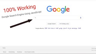 How to Make Working Google Search Engine Website using Html CSS & Javascript | CSS Website Design