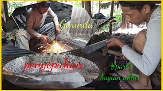 Proses akhir pembuatan parang tradisional../parang Binongko..||part3 bagian akhir.