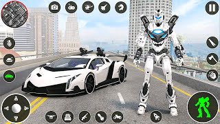 Lamborghini Car Robot Transforming: Flying Tiger Car Robot - Android Gameplay