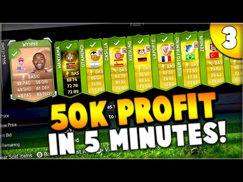FIFA 15 - 50,000 COINS PROFIT IN 5 MINUTES! FIFA 15 - 50,000 COINS PROFIT IN 5 MINUTES!