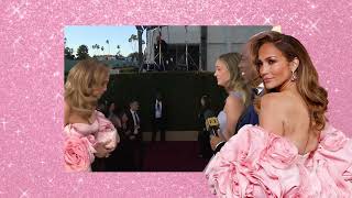 Brie Larson & Jennifer Lopez - A touching moment on the Golden Globes red carpet