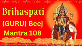 Brihaspati(Jupiter) Beej Mantra 108 Times | Vedic Mantra Chanting | NavagrahaMantra