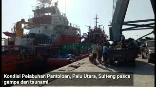 Pelabuhan Pantoloan, Palu, Sulteng pasca gampa dan tsunami