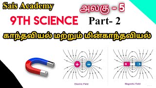 காந்தவியல் மற்றும் மின்காந்தவியல் | 9th Science | Part - 2 | Sais Academy