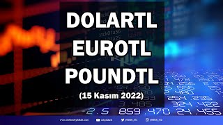 DOLAR TL, EURO TL, POUND TL Teknik Analizleri 15 Kasım 2022