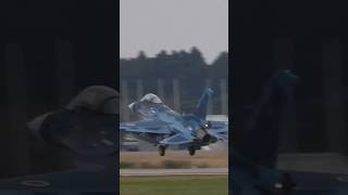 百里基地F-2増槽付きなのにノンバーナー離陸!!燃料温存？Non-burner takeoff!! #百里基地　#shorts