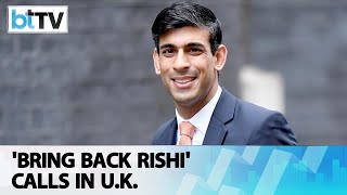 Are The Brits Missing Their Former Chancellor Of The Exchequer, Rishi Sunak?