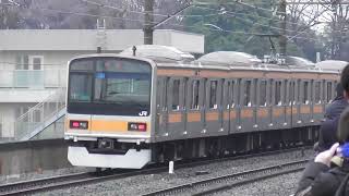 試9543Ⅿ 209系1000番台トタ81編成 東大宮疎開回送 JR武蔵野線新座駅通過