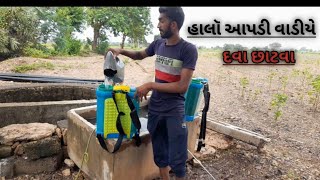 હાલો આપડી વાડીયે આજે તો દવાછાટ વાનીછે 🌱🌱🌱