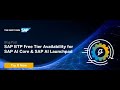 SAP BTP ADMINISTRATION - DEMO PLANNED