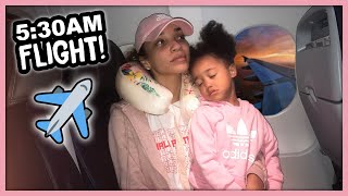 First Time FLYING with my Toddler! | MOM VLOG