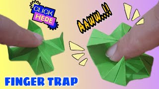 How To Make Origami Finger Trap Easy beginner