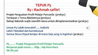 TEPUK P5 ( Projek Penguatan profil Pelajar pancasila )