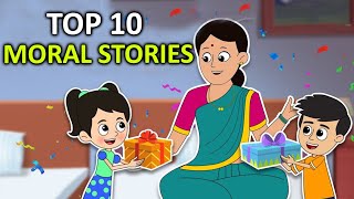 Top 10 Moral Stories For Kids | English Stories | Learning Stories for Kids