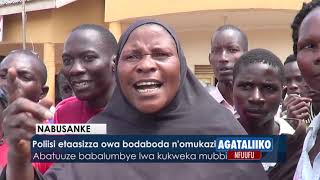 Poliisi etaasizza owa boda boda n'omukazi.Abatuuze babalumbye lwa kukweka mubbi