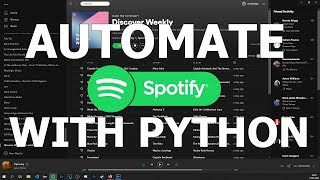 Automate Spotify with Python (Spotify API)
