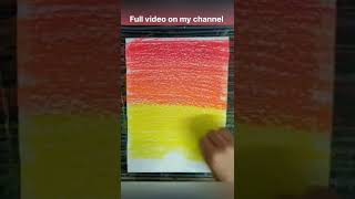 Scenery drawing using oil pastels | @NomansDrawing