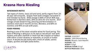 Czech out the Wines of Moravia: Krasna Hora Riesling