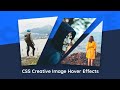 CSS Creative Image Hover Effects | Using CSS Clip Path to Create Awesome Effects
