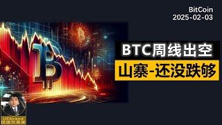 BTC周线出空，关键支撑84000，山寨币还没跌够，不要抄底。#加密货币 #比特币