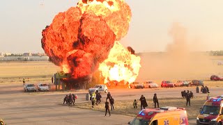 La base aérea de Cuatro Vientos celebra un simulacro de emergencias con más de 1.200 participan