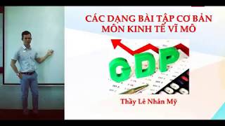 Các Dạng Bài Tập Cơ Bản Môn Kinh Tế Vĩ Mô