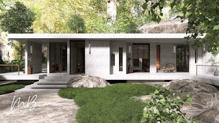 Concrete House In The Woods: Zen Harmony| Off Grid Modern Small House