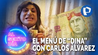 El menú oficial de “Dina” al estilo de Carlos Álvarez