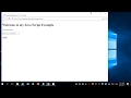 Debugging Java Script and HTML Pages
